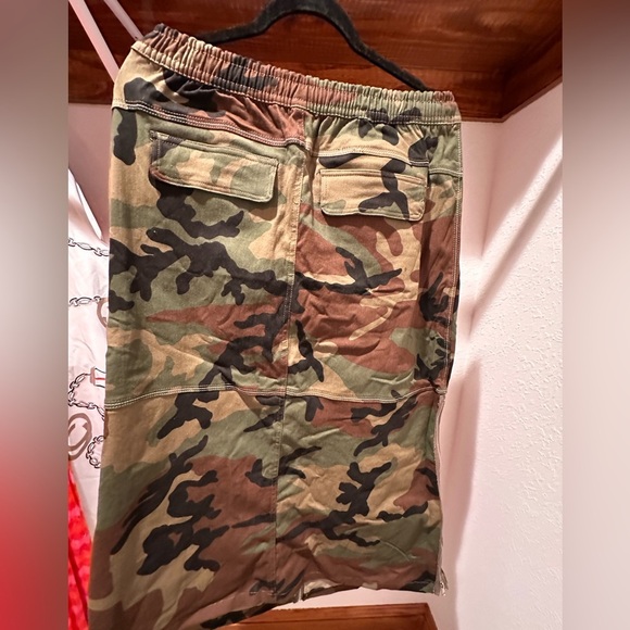 ksotutm Camo Skirt Midi Skirt Cargo Skirt Pocket Skirt Maxi... - Picture 7 of 9